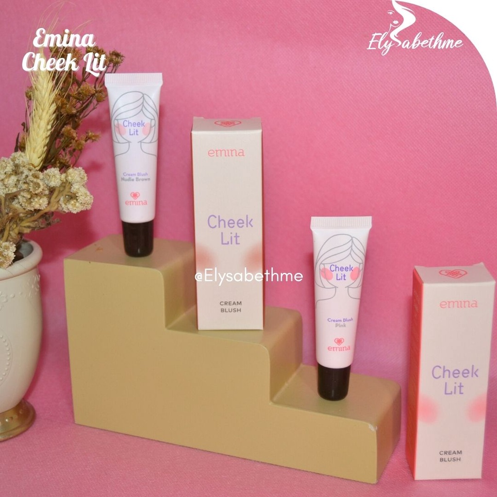 ✿ELYSABETHME✿ ˜”*°• emina •°*”˜. Emina blush on cream perona pipi bentuk cream hasil natural makeup mudah diblend blending