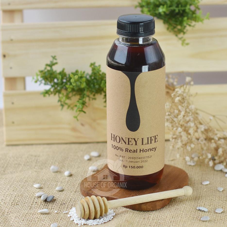 

ⅎ Honey Life Raw Wild Forest Honey - 500 Ml ➦