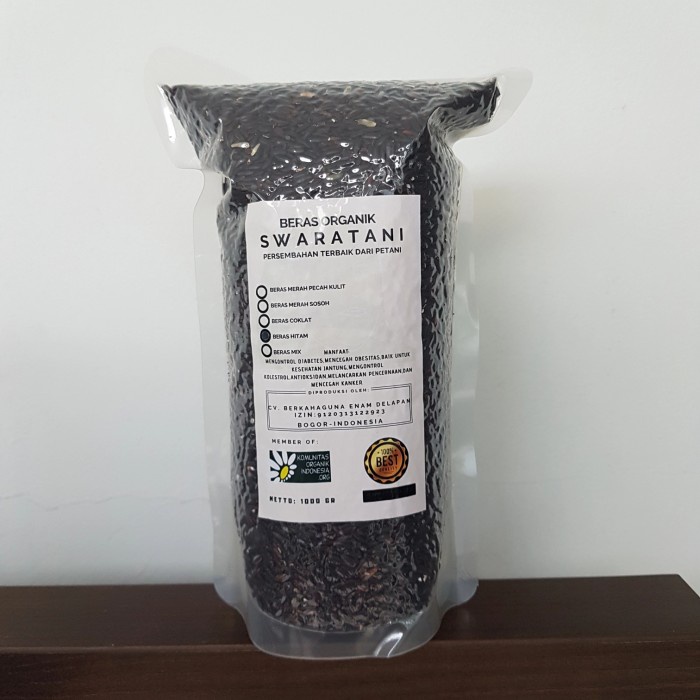 

Paket Organik : Beras Merah 1 kg + Beras Hitam 1kg