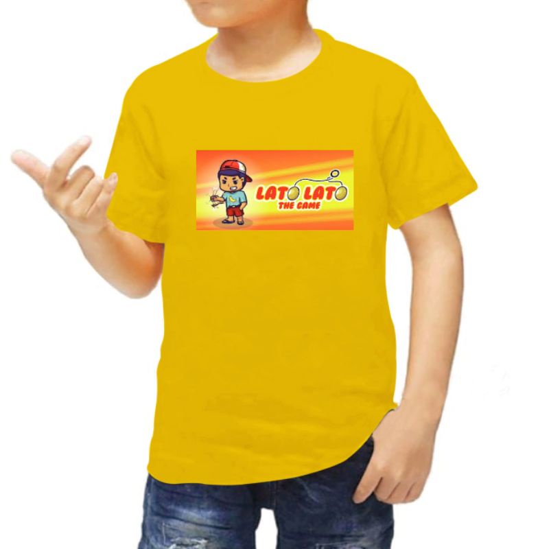 Kaos lato anak laki laki 1-12 tahun