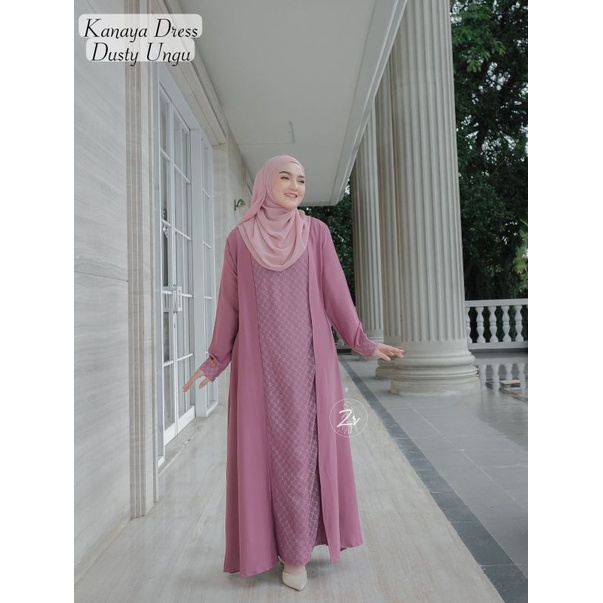 KANAYA DRESS ORI ZR, gamis brukat, GAMIS ORI