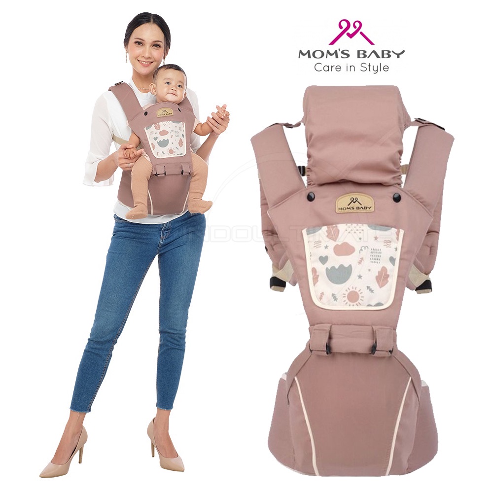 7in1 Way Gendongan Depan Model Terbaru 2023 MOMS BABY Hipseat Bayi + Pelindung Kepala BY-196 Gendongan Bayi Model Terbaru Gendongan Bayi Depan Duduk Gendongan Bayi Samping Gendongan Multifungsi Gendongan Bayi Instan Anti Pegal Baby Carrier