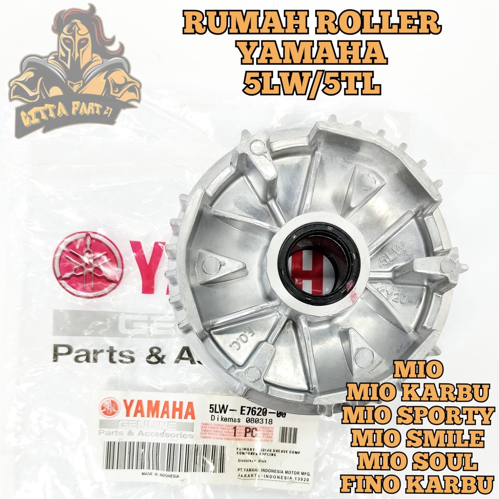 RUMAH ROLLER 100% ASLI ORIGINAL YAMAHA YGP 5LW / 5TL KUALITAS ASLI ORIGINAL YAMAHA YGP PRESISI TIDAK BUNYI BAHAN BERKUALITAS NO 1 DAN DIAJMIN AWET MIO KARBU MIO SPORTY MIO SMILE MIO SOUL FINO KARBU