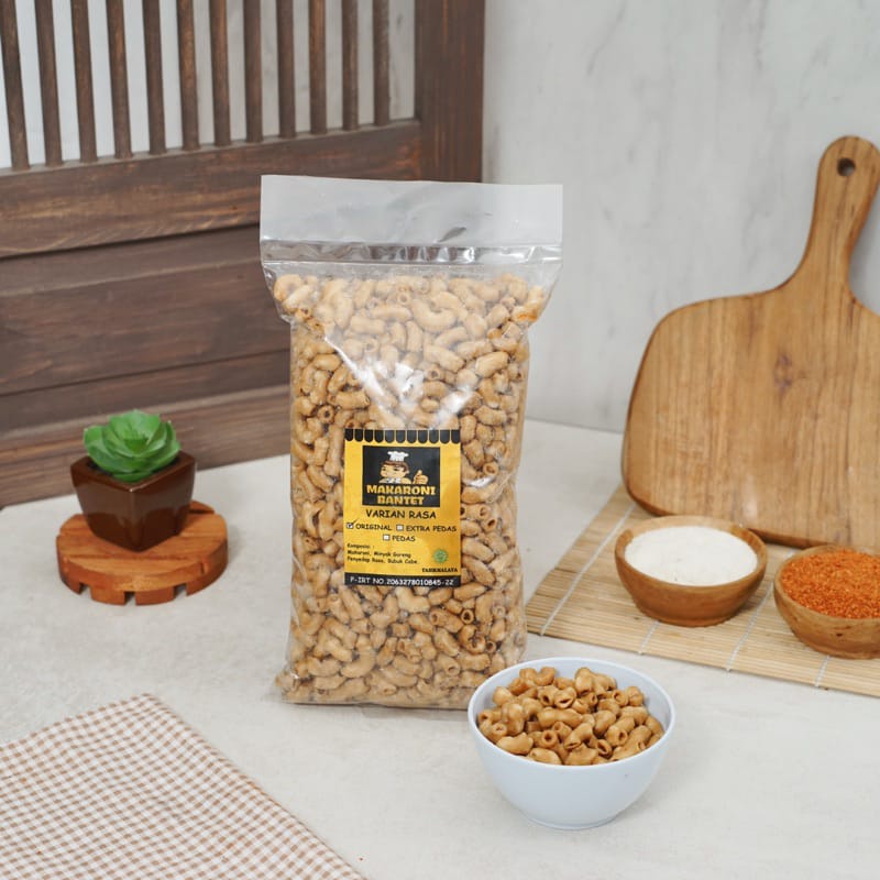 MAKARONI BANTET KILOAN Oleh-Oleh Khas Tasikmalaya kemasan 500gr