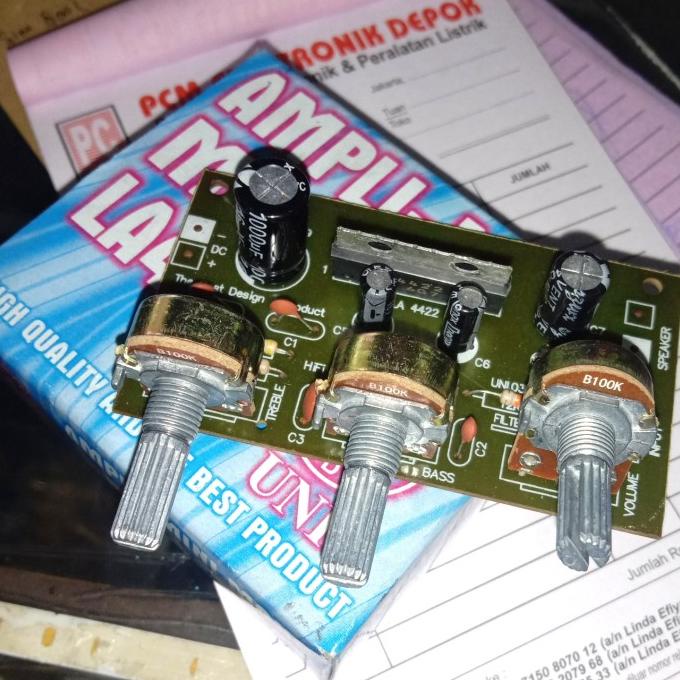 Kit Ampli mini Mono LA4422 AMPLIFIER Kit mono mini pcmelektrob9090 Diminati Banget