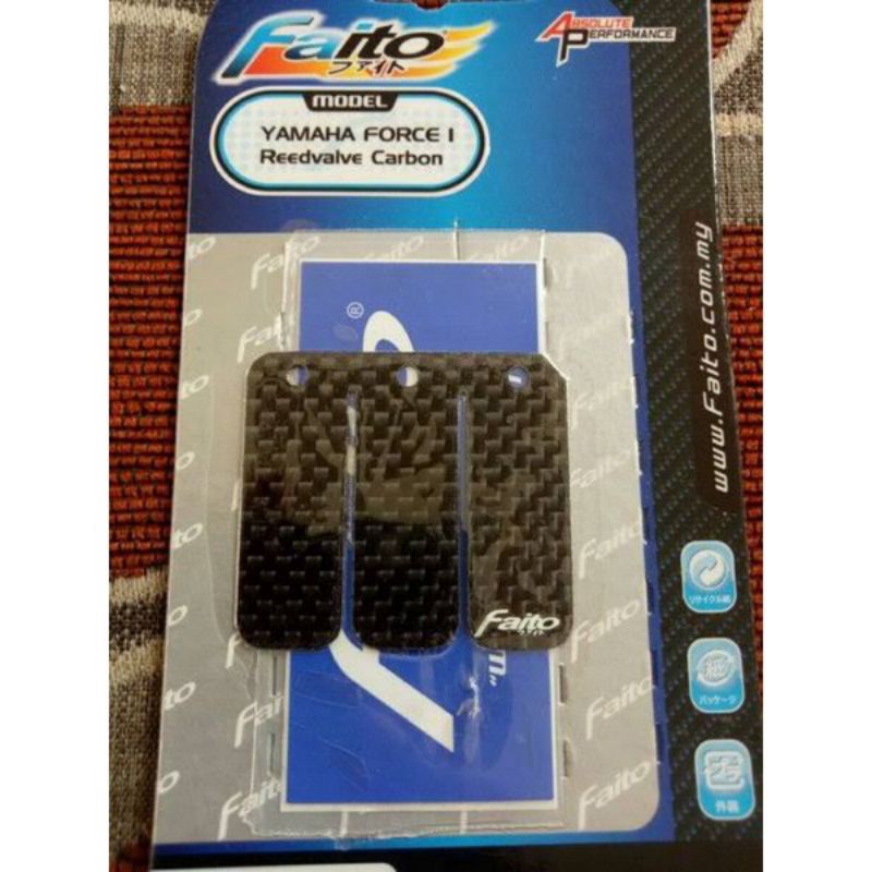 Lidah membran carbon  faito fiz r force 1 reedvalve faito yamaha fizr fiz r