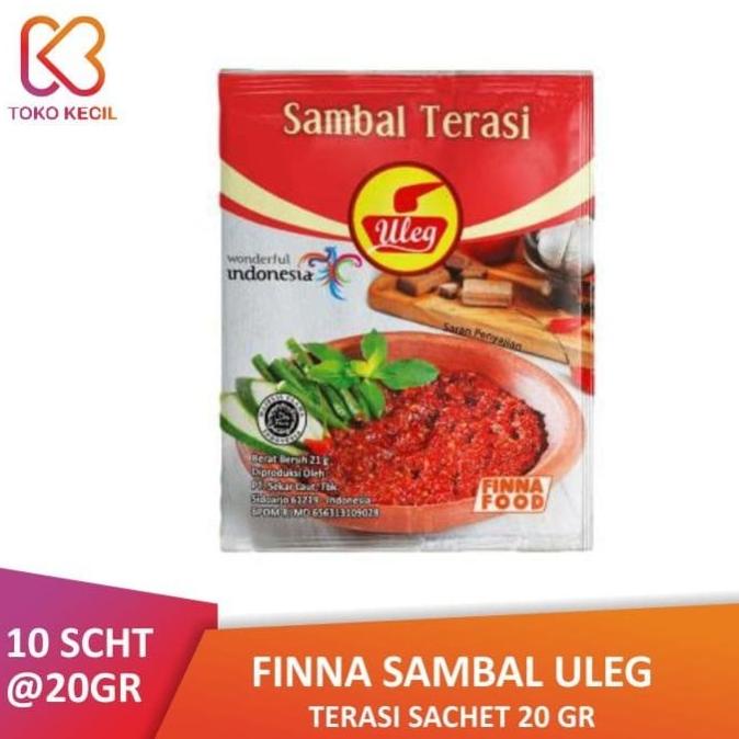 

[PACK] Finna Sambal Uleg Terasi Sachet (10 x 20gr)