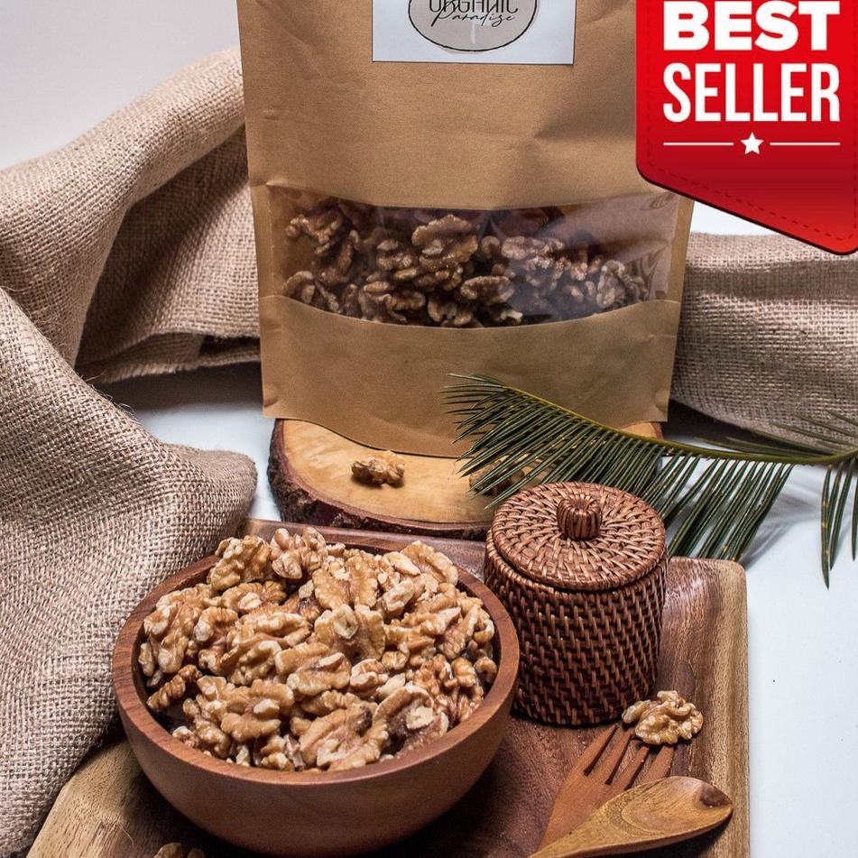 

Harga Oke Kacang Walnut Panggang 250 gr / Walnut Roasted California Premium Organic Paradise