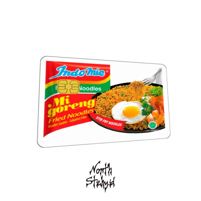 

STICKER ATM/SKIN CARD MIE INSTAN ||NORTHSTICKY.ID