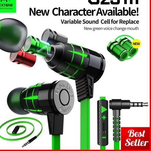 ☊ Earphone Plextone G25 Gaming Noise Canceling - Headset Gaming PUBG Mobile Legend ✲