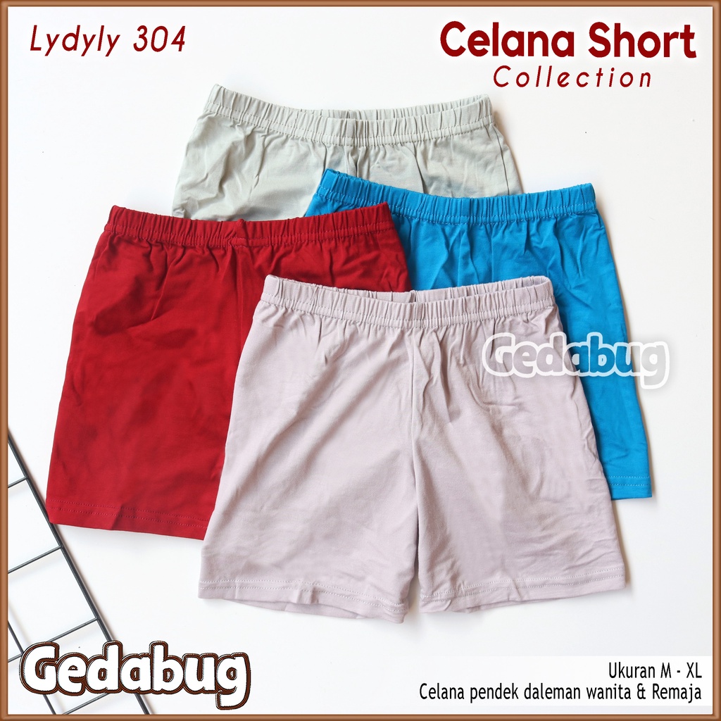 3 pcs Celana short  Remaja LYDYLY LD 304 | Street Daleman anak Remaja Warna warni | Gedabug