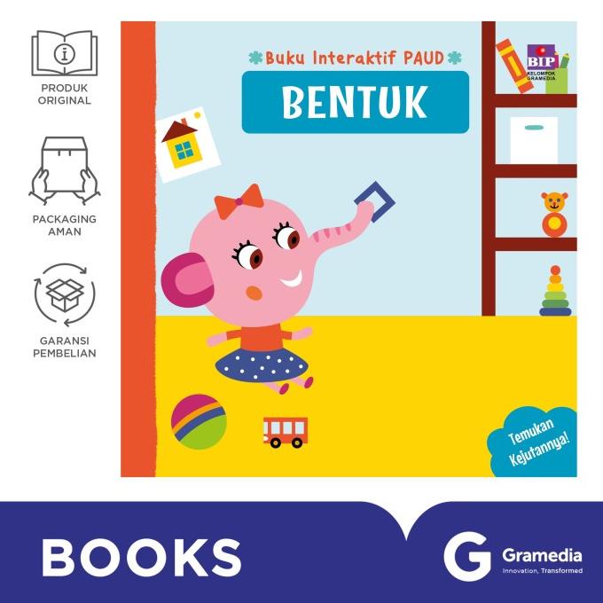 

Buku Interaktif Paud: Bentuk (Boardbook Mekanik) Hc