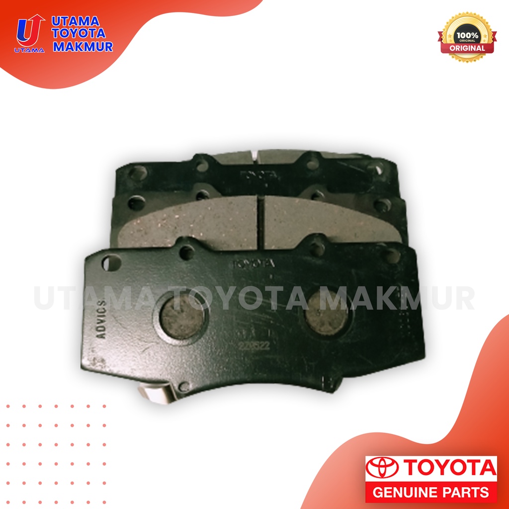 Kampas Rem Depan ORI Hi-lux 04465-YZZR5-82 Brake Pad