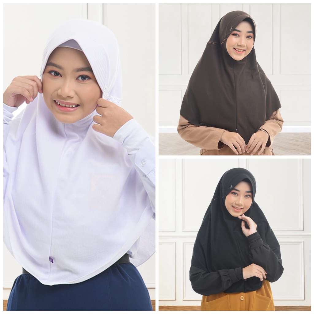 Kerudung Instan Rabbani Innova Asli Terbaru Hijab Bergo Serut Terbuka Robbani Dewasa Original Jilbab