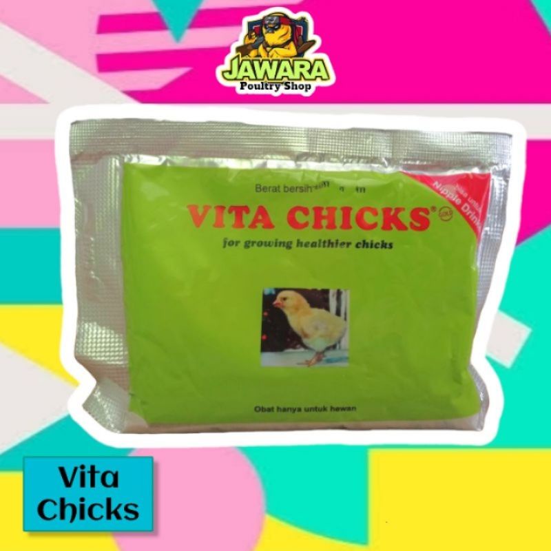 Vita Chicks 50 Gram - Vitamin DOD DOC Ayam Bebek Puyuh