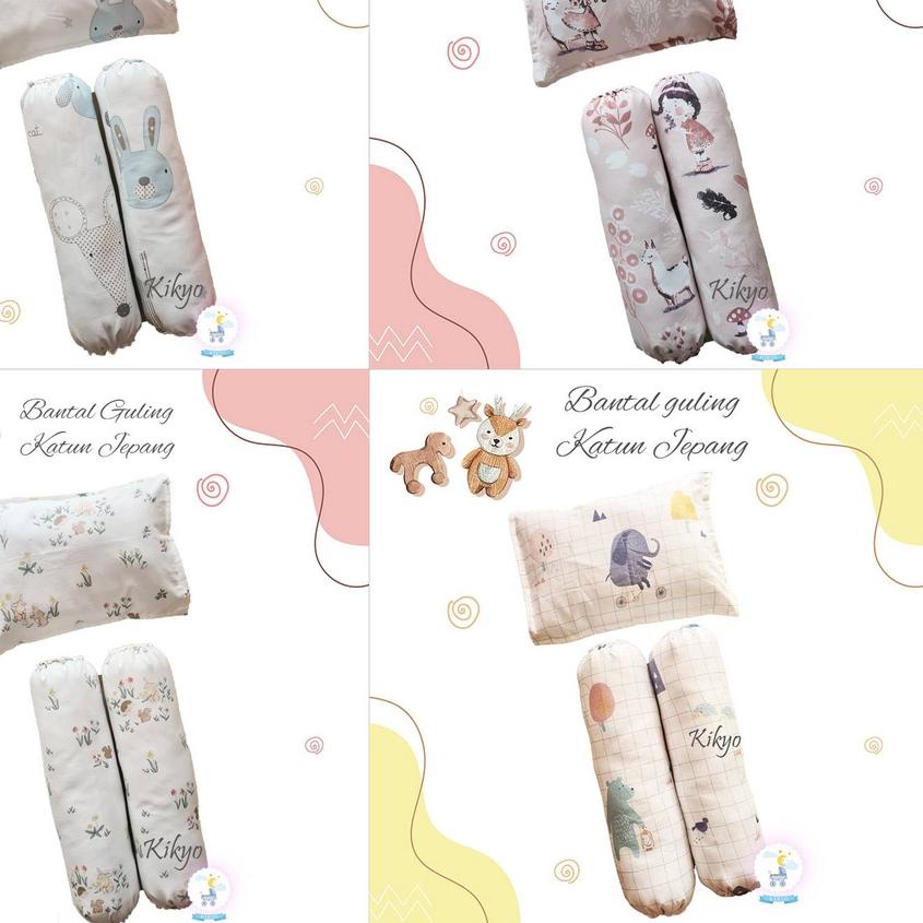♞ Bantal guling bayi katun jepang / sarung bantal guling bayi katun jepang ✯