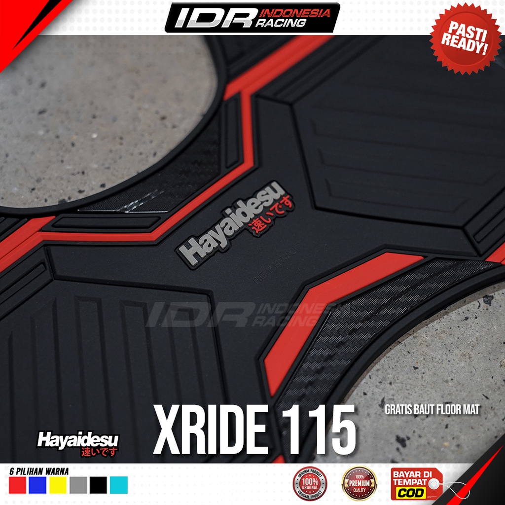 Karpet Motor XRIDE 115 Hayaidesu Floor Mat