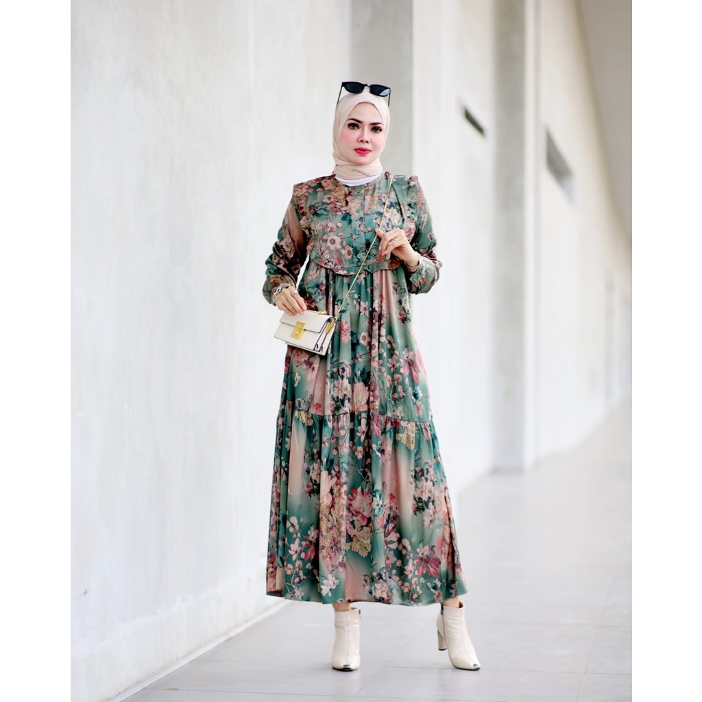 Olivia Dress| Dress armany silk by BF Label @bf_label dress murah