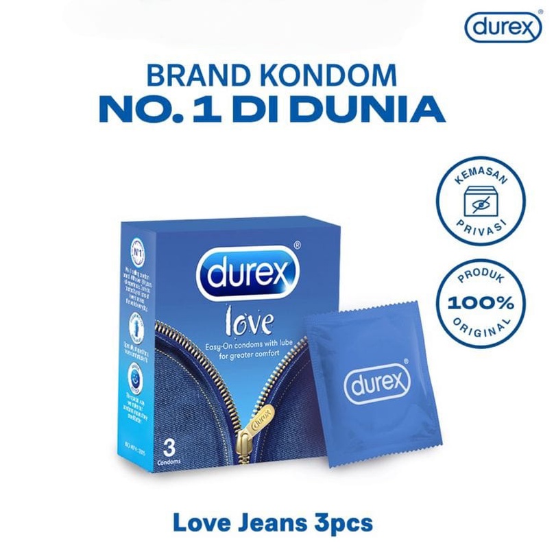 Kondom Durex 3 Pcs &amp; 2 Pcs | Close Fit 3 Pcs | Fetherlite 3 Pcs | Love Jeans 3 Pcs | Performa 3 Pcs | Invisible 2 Pcs