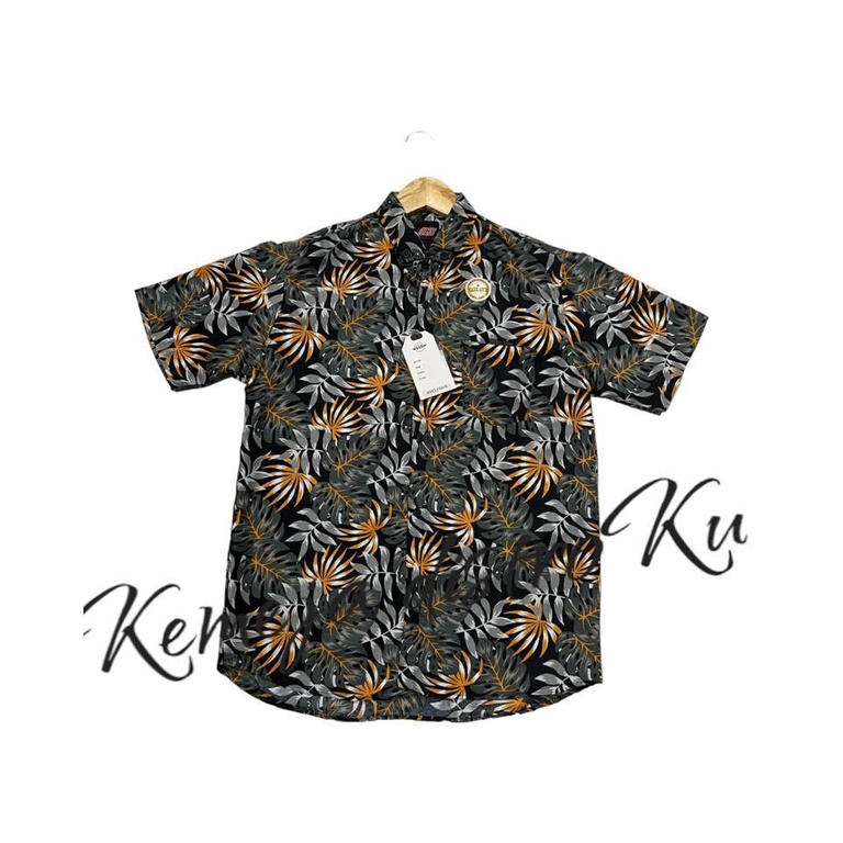 Kemeja Motif Surfing Pantai Pria Lengan Pendek Terbaru Baju Pantai Kotak Bunga Daun Pria Distro