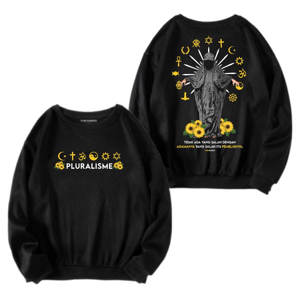 Yinyanks Crewneck Pluralisme Satanic Unisex