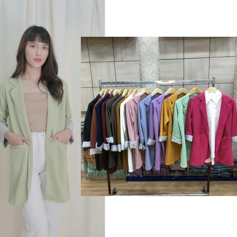 CHEKOUT BLAZER WANITA KOREA BLAZER KOREA SET PANJANG FORMAL MURAH BLEZER WANITA KOREA BLEZER KEKINIA