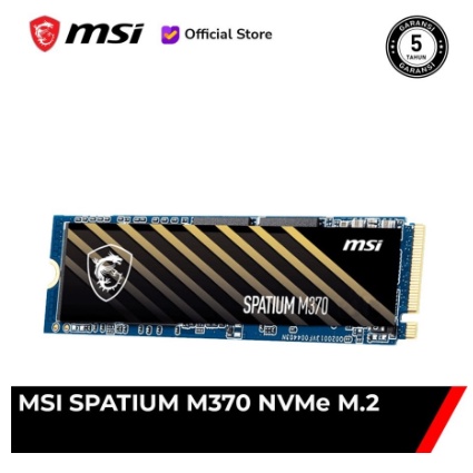 MSI SPATIUM M370 PCIe 3.0 NVMe M.2 128GB [NVMe, Gen3]