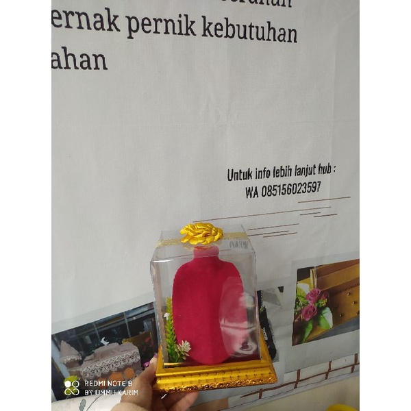 Kotak perhiasan box hantaran kalung seserahan