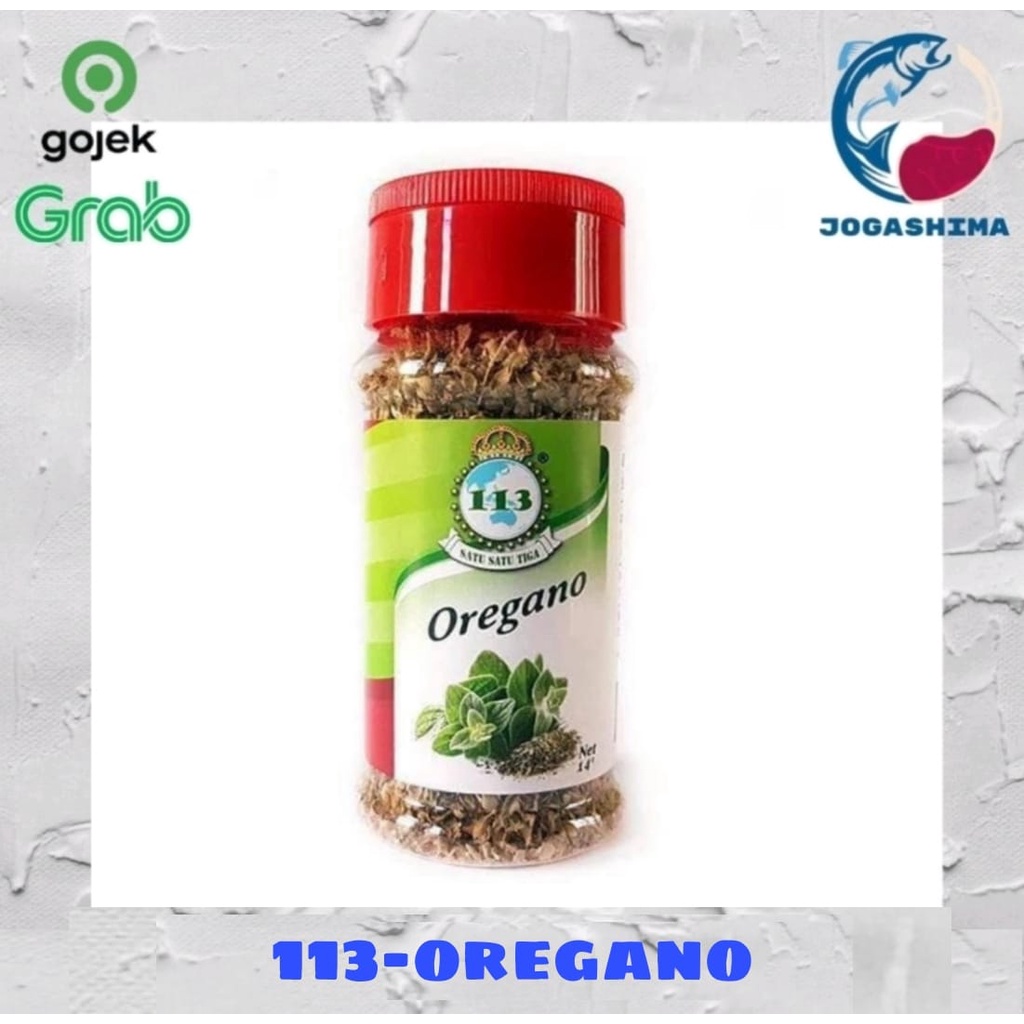 

113 "satu satu tiga" oregano leaves/ daun oregano kering/ bumbu 14g