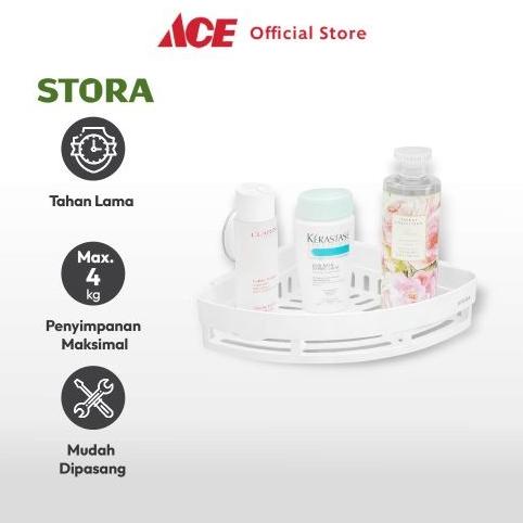 ACE - Stora Rak Sudut Serbaguna - Putih