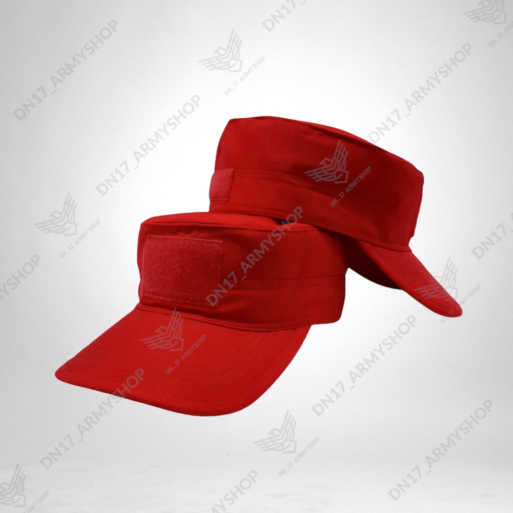 Topi Tactical Komando Merah Damkar/BPBD/Instruktur/Rescue/Umum