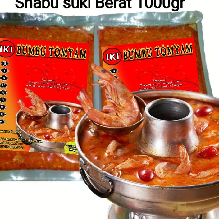 

◙ Bumbu tomyam 1kg halal | bumbu Tom Yum | perencah tomyam 1kg | bumbu suki steamboat | Bumbu TomYum ♢