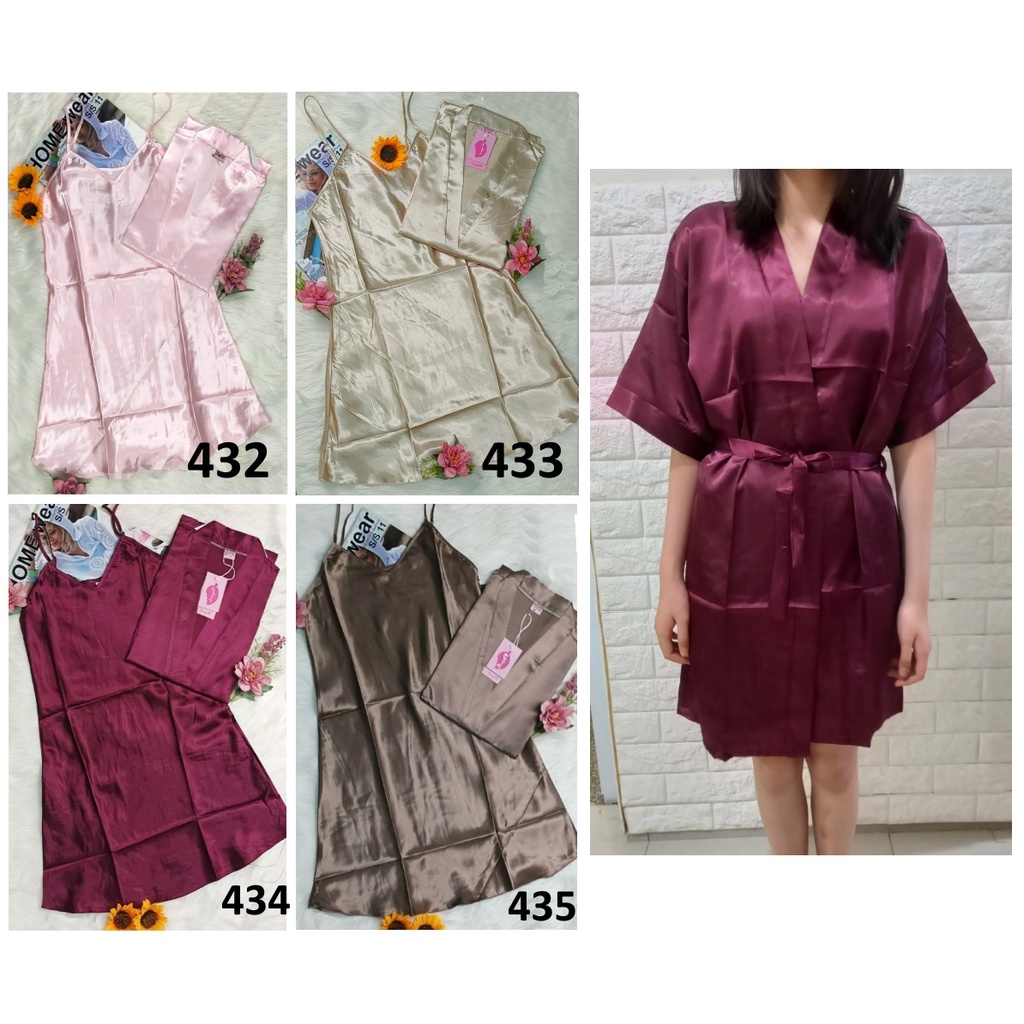 Baju Tidur Wanita Dress Kimono - Dalaman dan Kimono