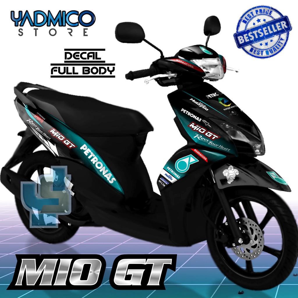 Decal Mio GT Full Body - Stiker Motor Mio GT Full Body - Decal Hologram Mio GT Full Body Variasi - S