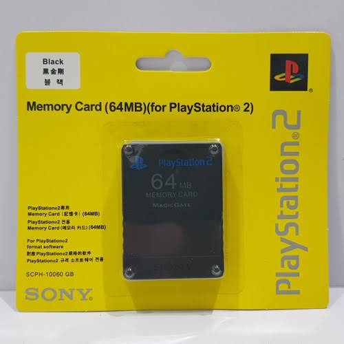 Brezybeauty05 Memory Ps2 Memory Ps 2 Mc Mmc Memory Memori Card Playstation Ps 2 Ps2 Original Hitam