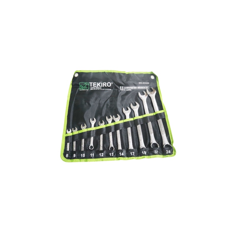 TEKIRO Kunci Ring Pas Set 11 pcs 8 - 24 mm Combination Wrench Set