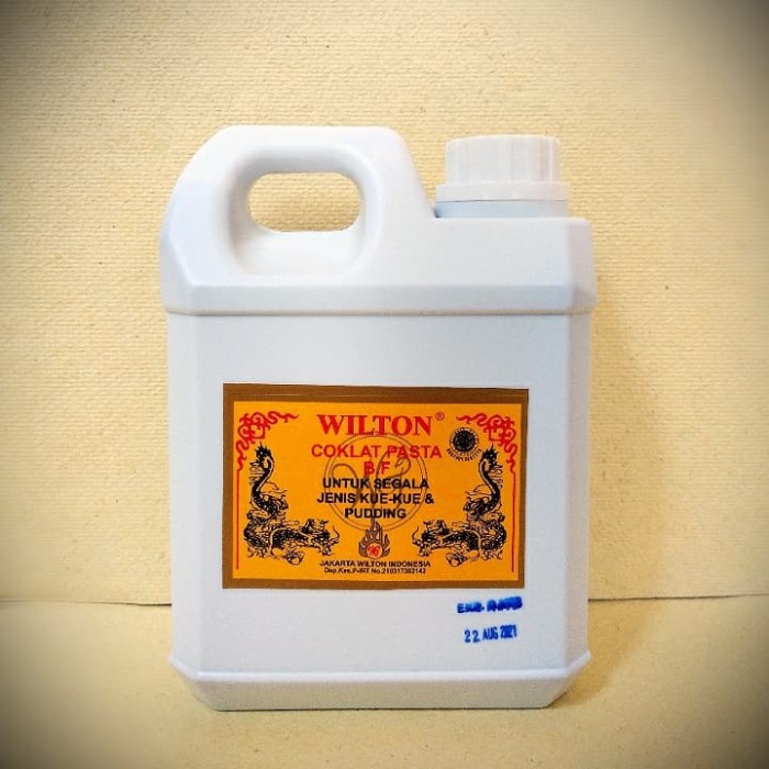 

Wilton coklat pasta BF/ Black Forest 1 liter Perisa Makanan