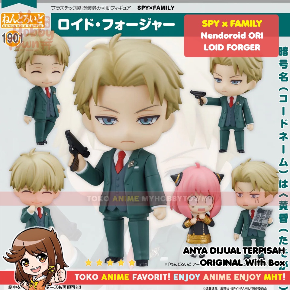 Original Nendoroid Spy X Family 1901 Loid Forger Figure Anime