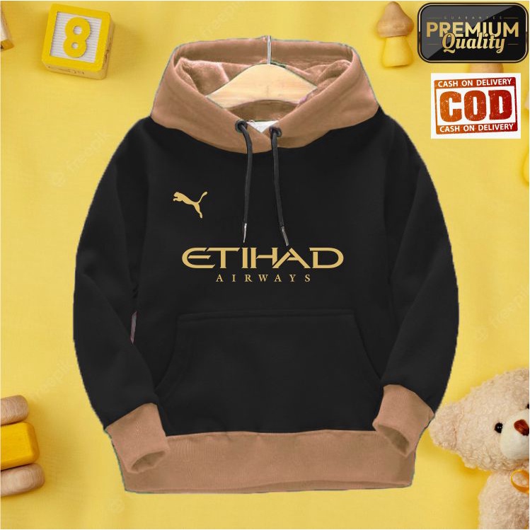 Jaket Distro Sweater Hoodie ANAK Laki-laki perempuan LOGO FLEECE TEBAL