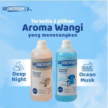 SEBERSIH PARFUME LAUNDRY PEWANGI PAKAIAN KUALITAS PREMIUM 1 LITER