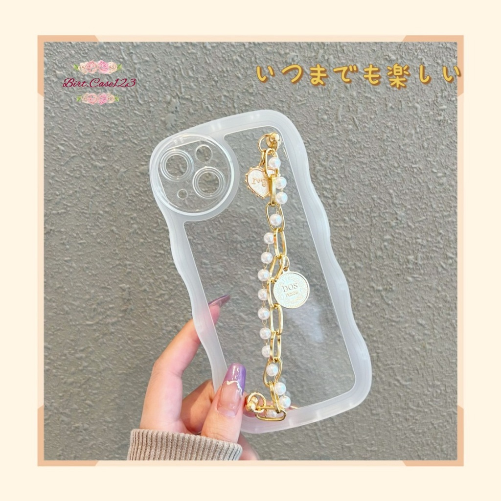 GC016 SOFTCASE WAVY GELOMBANG RANTAI MUTIARA FOR XIAOMI REDMI A1 PLUS 2022 4A 5A 6A 8 9A 9C 10A 10 10C NOTE 5A PRIME 8 9 10 11 PRO 11S POCO C40 M3 M4 M5 X3 PRO NFC BC7139