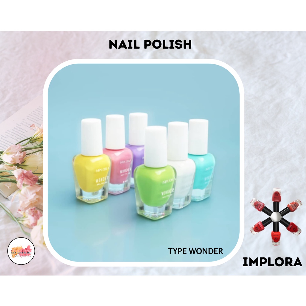 IMPLORA NAIL POLISH - 8 ML - HARGA PER BOTOL