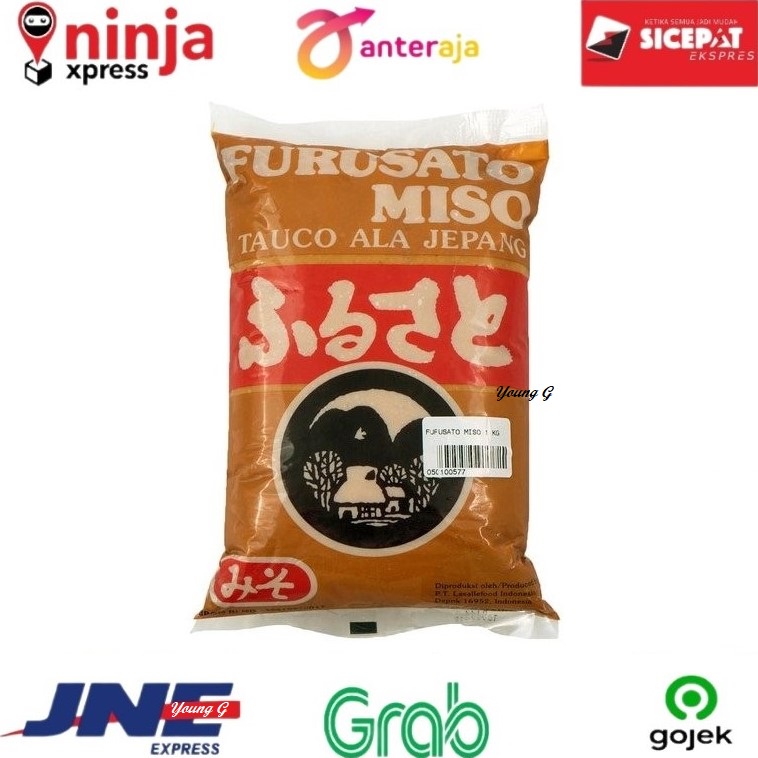 

Furusato Miso 1 kg Tauco Ala Jepang Halal - No MSG - BPOM