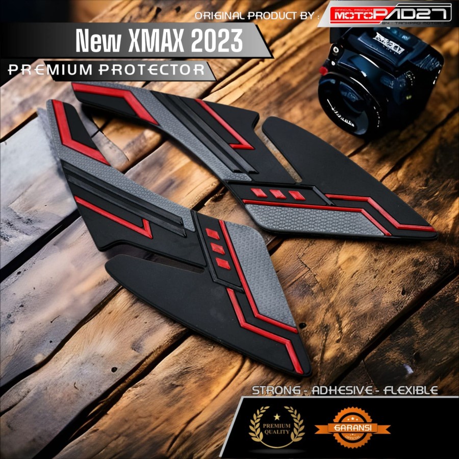 Motopad27 Sticker side body rubber protector Xmax New 2023 stiker karet body samping Yamaha Xmax 2023