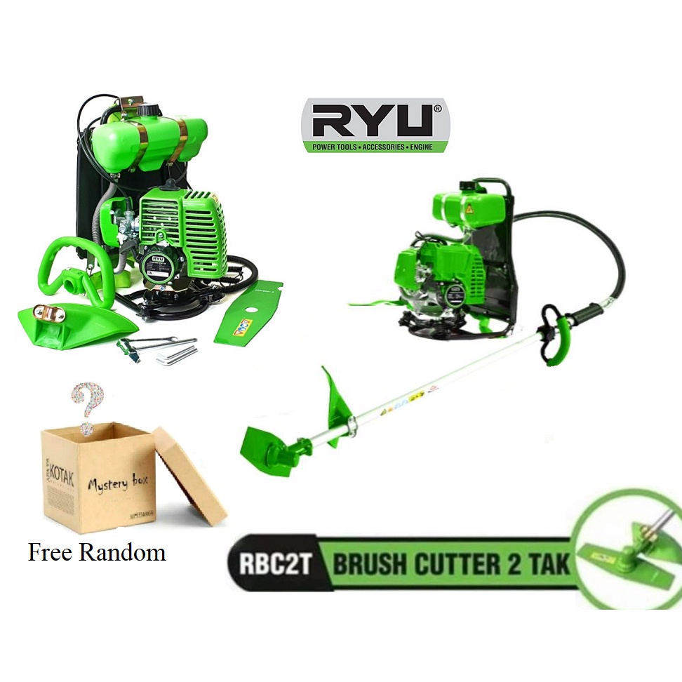 RYU BRUSH CUTTER 2 TAK RBC2T  MESIN POTONG RUMPUT GENDONG RBC 2T MURAH ORIGINAL BERGARANSI