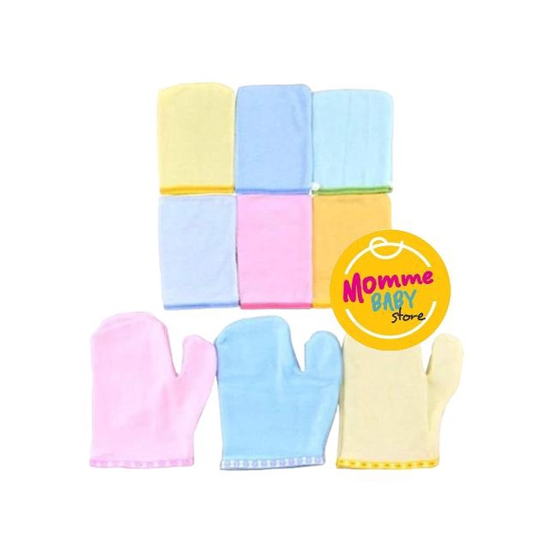 Washlap Bayi Murah Jari dan Kotak Handuk Bayi Washmitt / Perlengkapan Mandi Bayi Bahan Handuk Waslap