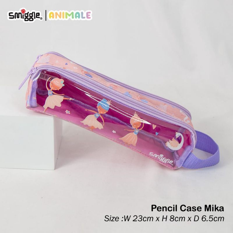 pencil case smiggle 2 zipper/tempat pensil smiggle