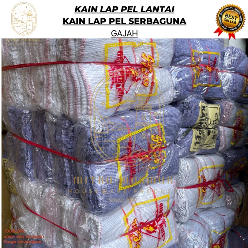 SALE!! KAIN LAP PEL TANGAN / KAIN LAP / KAIN PEL SERBAGUNA GAJAH / KAIN PEL MURAH @ 1 PC