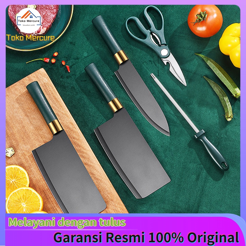 Black steel kitchen knife kitchen boutique steel knife set manual hammering black steel kitchen knife