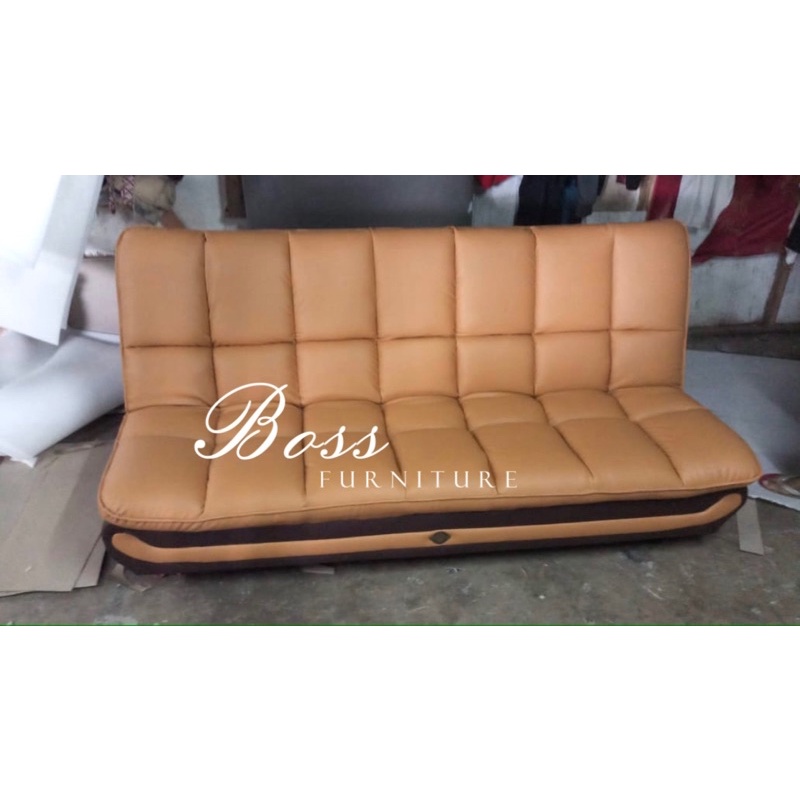 Sofa Bed Lipat Kursi Tamu Bigland Kulit Oscar Multifungsi Minimalis Murah